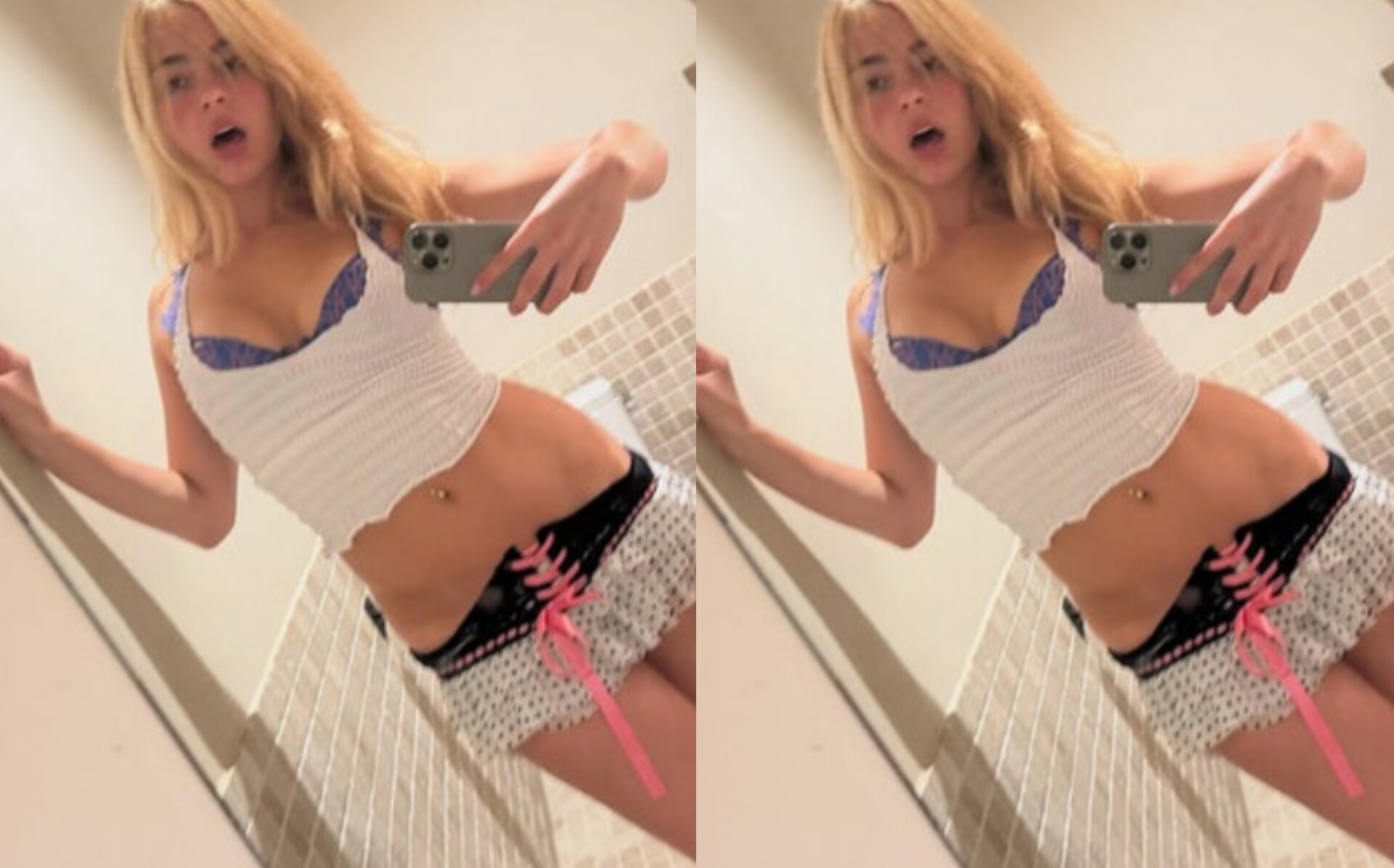 Addison Rae Drops Wild Bathroom Shoot in Lingerie-Laced Look — Internet Can’t Handle It