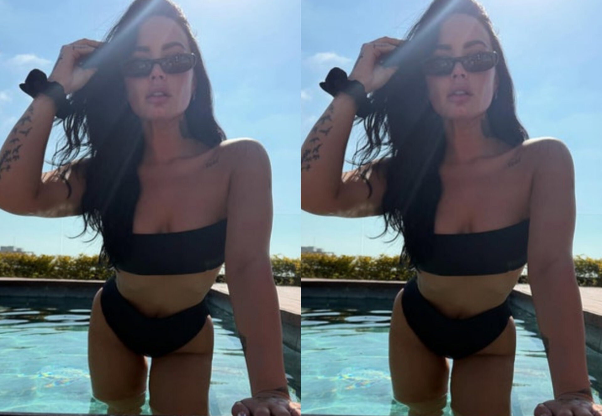 Demi Lovato Melts the Internet in Steamy Black Bikini Fans Can’t Look Away