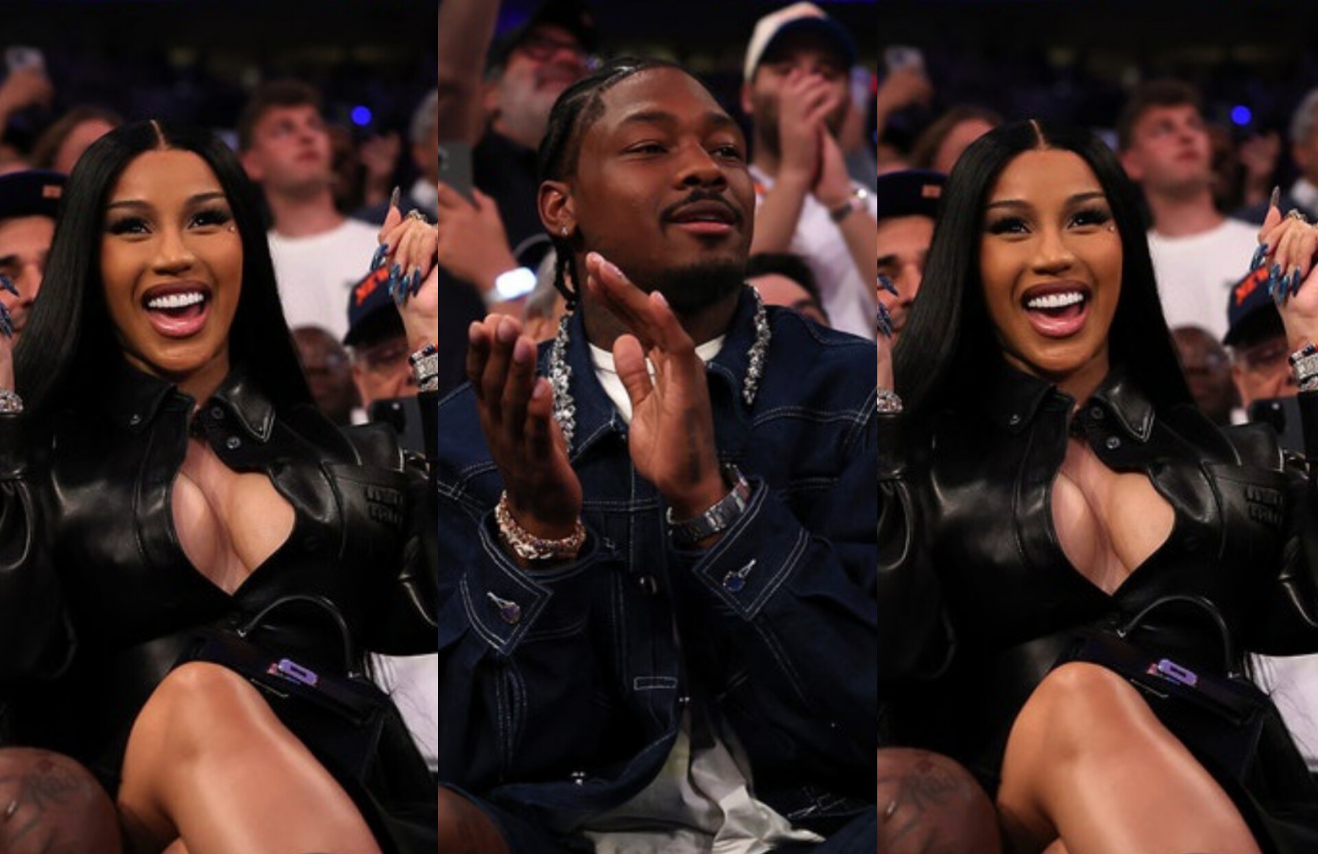 Cardi B and Stefon Diggs Spark Dating Buzz With Cozy PDA at Knicks Game