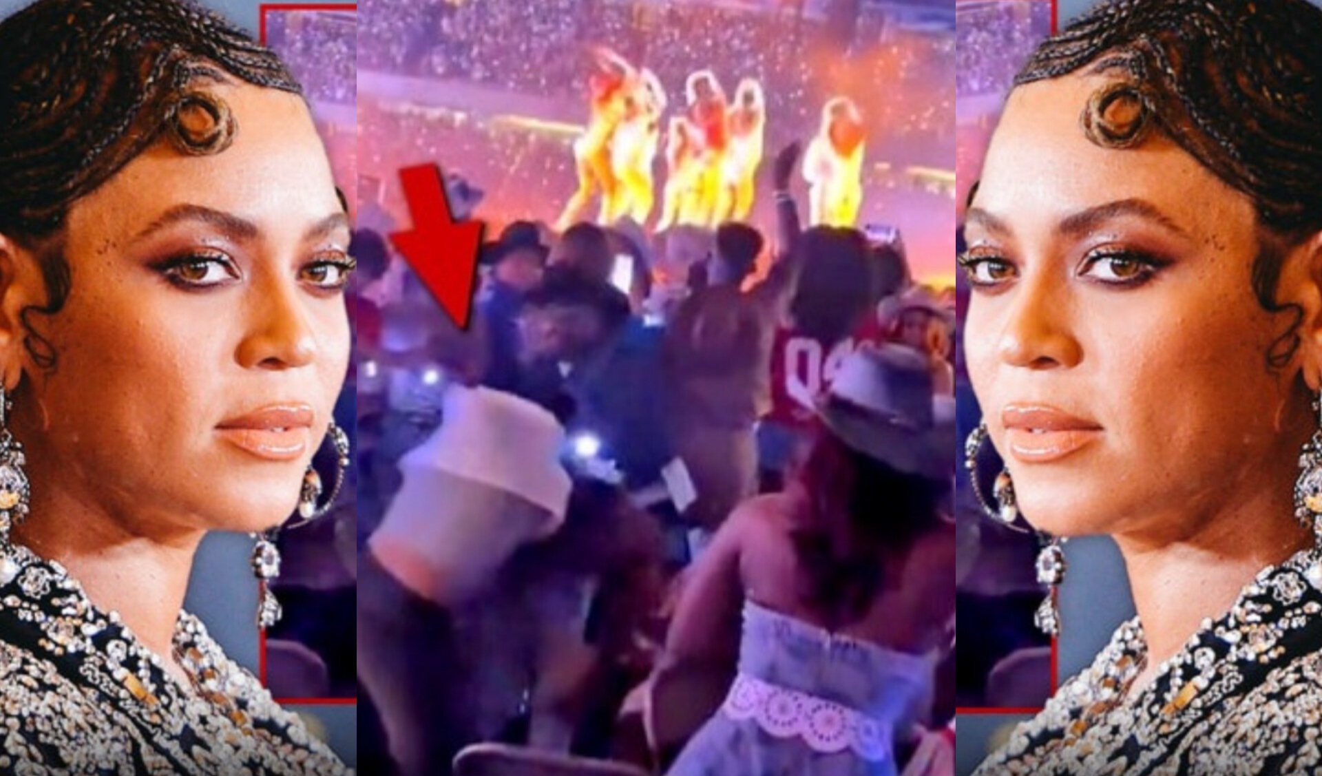 Fans Start FIGHTING During Beyoncé's Live Show She Keeps Singing Like Nothing Happened