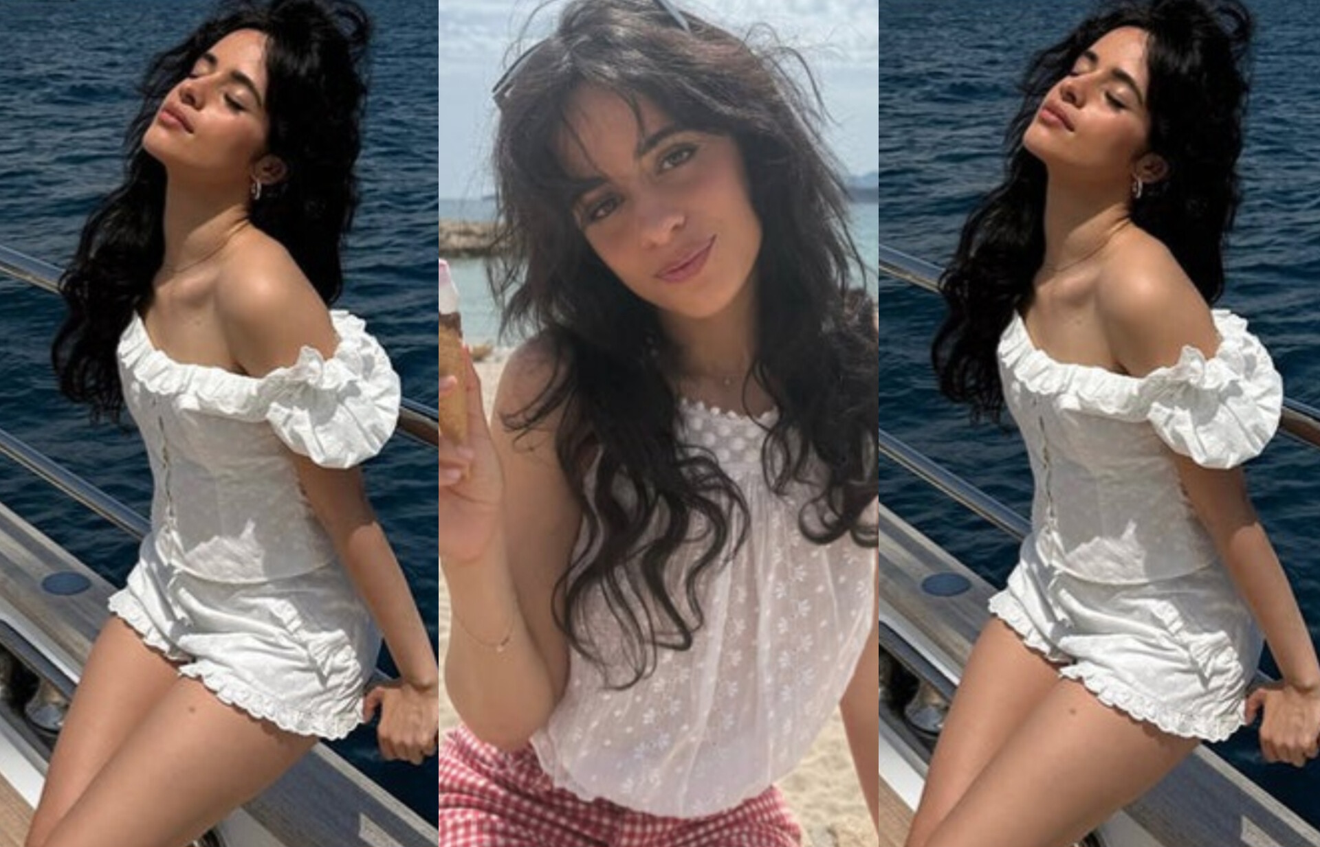 Camila Cabello Stuns on Yacht in Cannes Legs, Ice Cream & Luxury