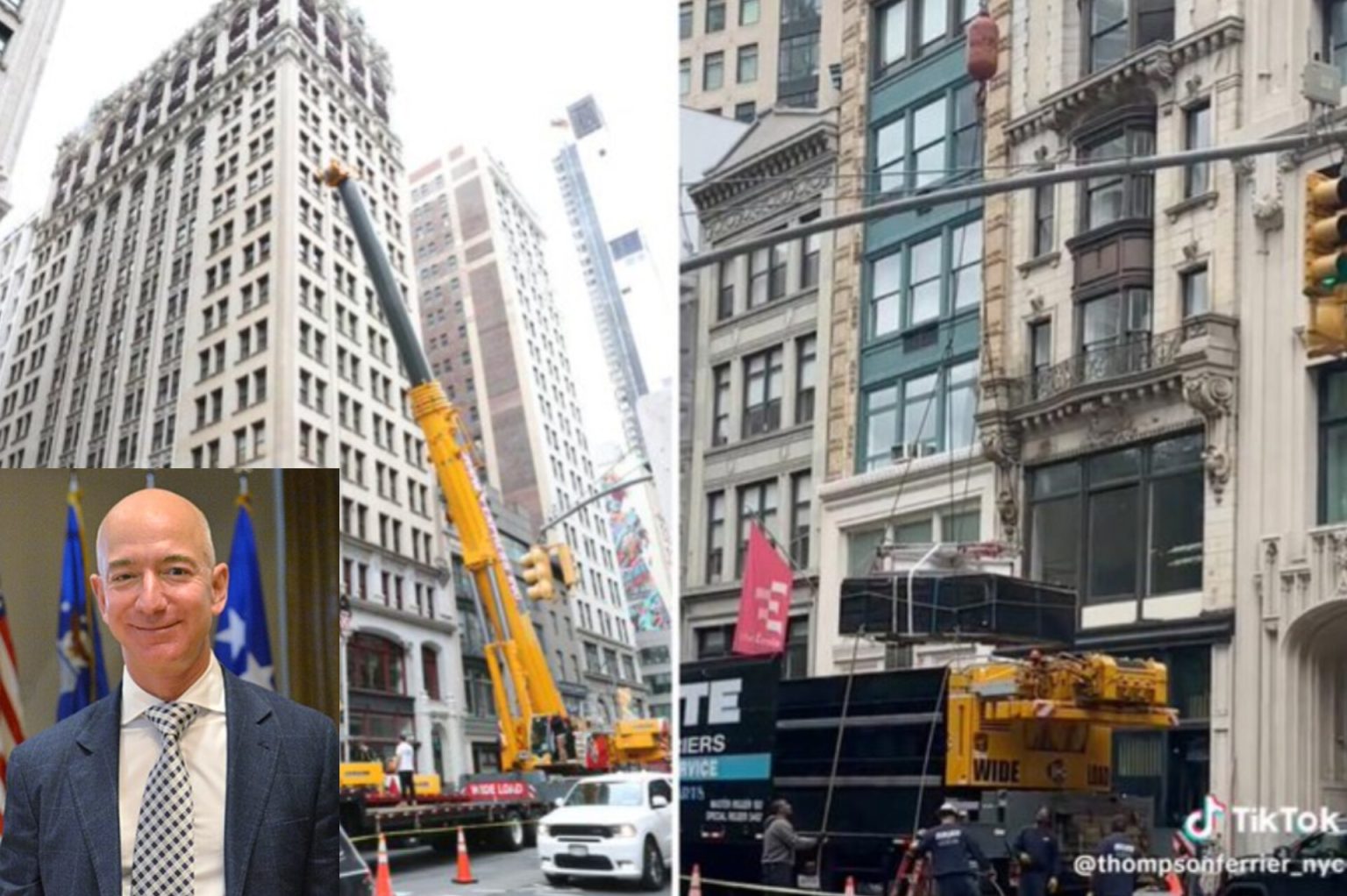 Jeff Bezos Closes Down NYC Street Just to Move Furniture into $119M Penthouse Watch the Video