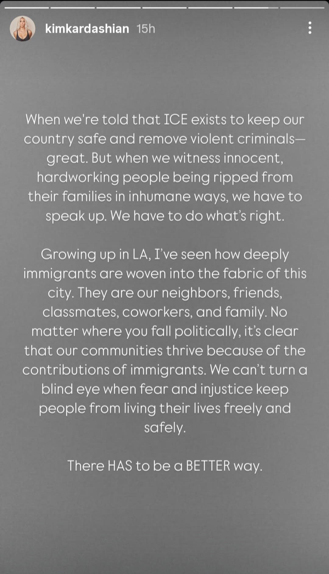 Kim Kardashian Slams ICE Raids in Los Angeles: "There Has to Be a Better Way"