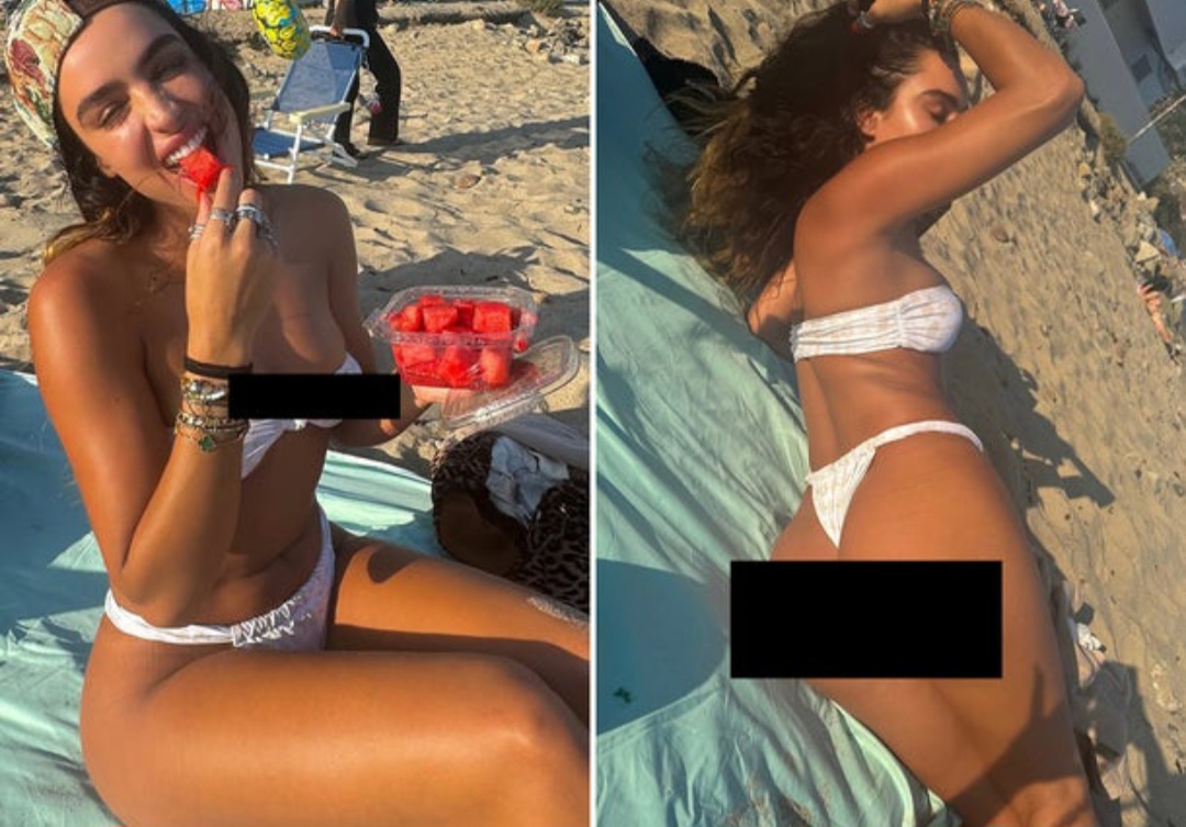 Sommer Ray’s Wild Beach Picnic Juicy Melons & Cheeky Snaps Leave Fans Gasping