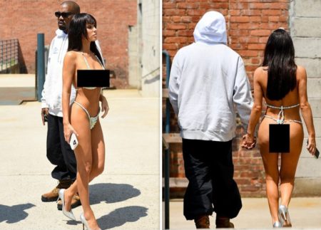 Bianca Censori Turns Heads in NYC With Bold Candy Lingerie Look