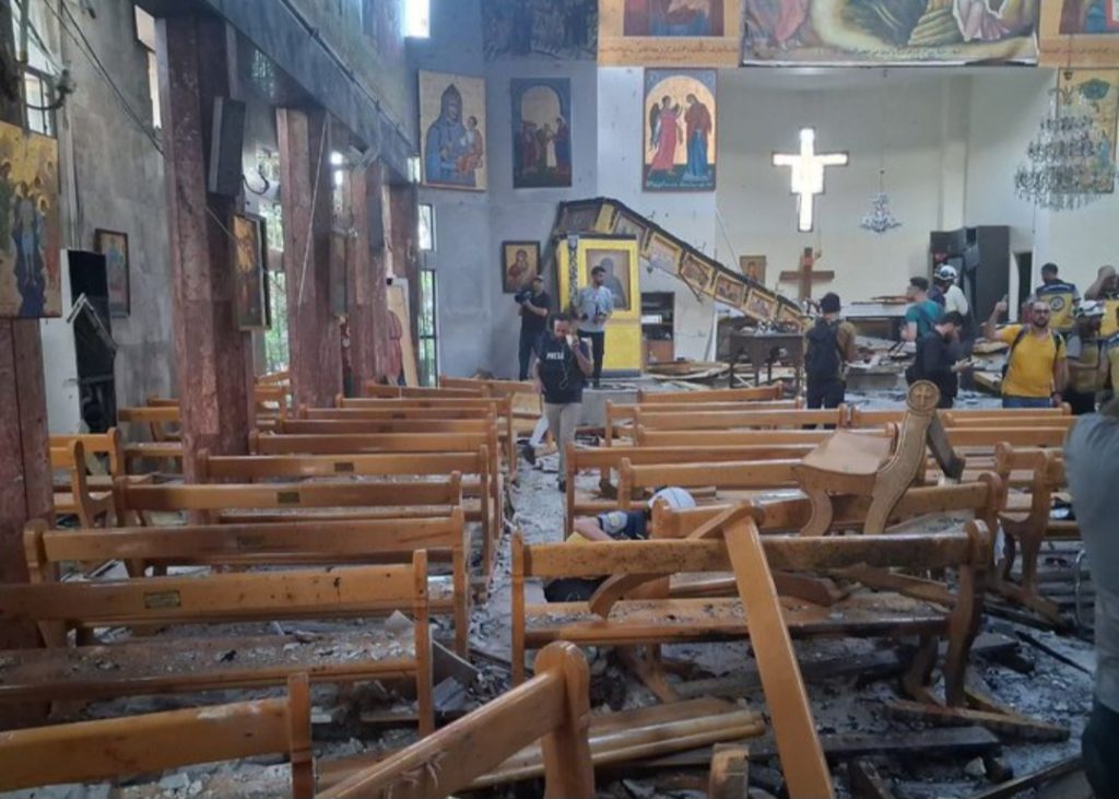Suicide Bomber Kills 25 During Damascus Church Mass Children Among Victims