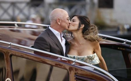 Jeff Bezos & Lauren Sanchez Turn Heads in Venice Ahead of Lavish Wedding See the Stunning Photos