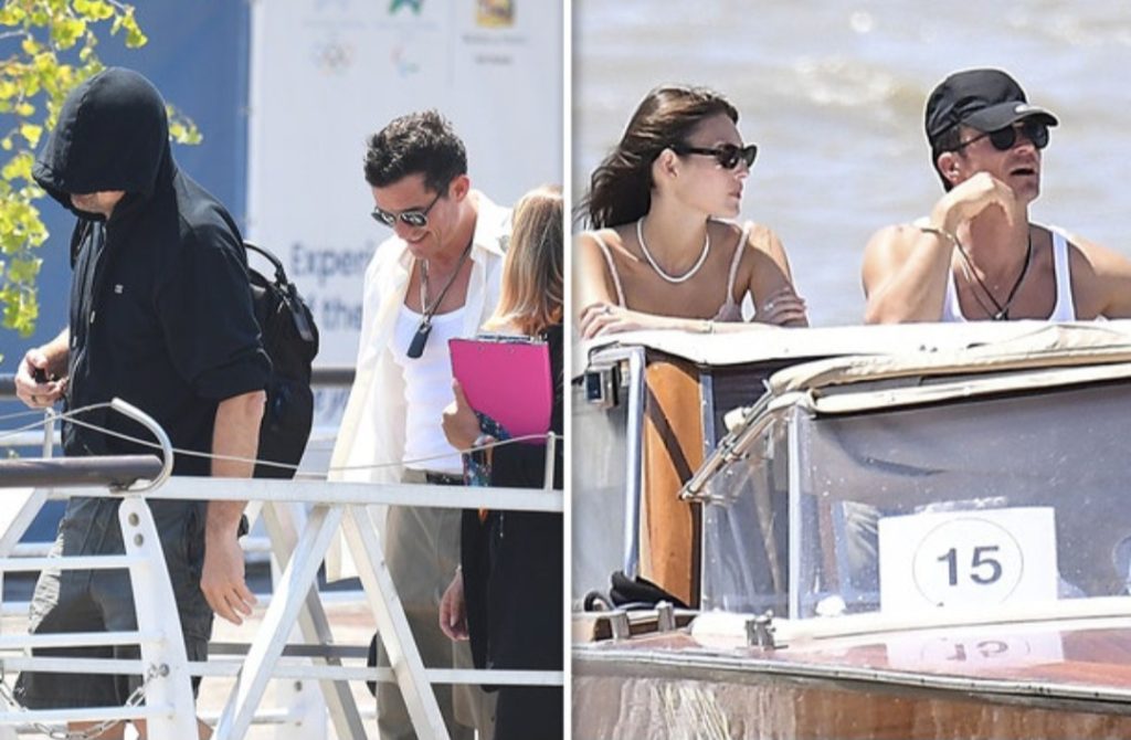 Leonardo DiCaprio & Orlando Bloom Spotted Sneaking Out of Venice After Bezos Wedding Madness